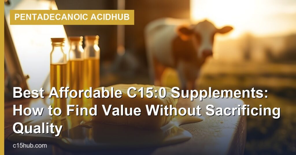 Best Affordable C15:0 Supplements: How to Find Value Without Sacrificing Quality - Pentadecanoic AcidHub