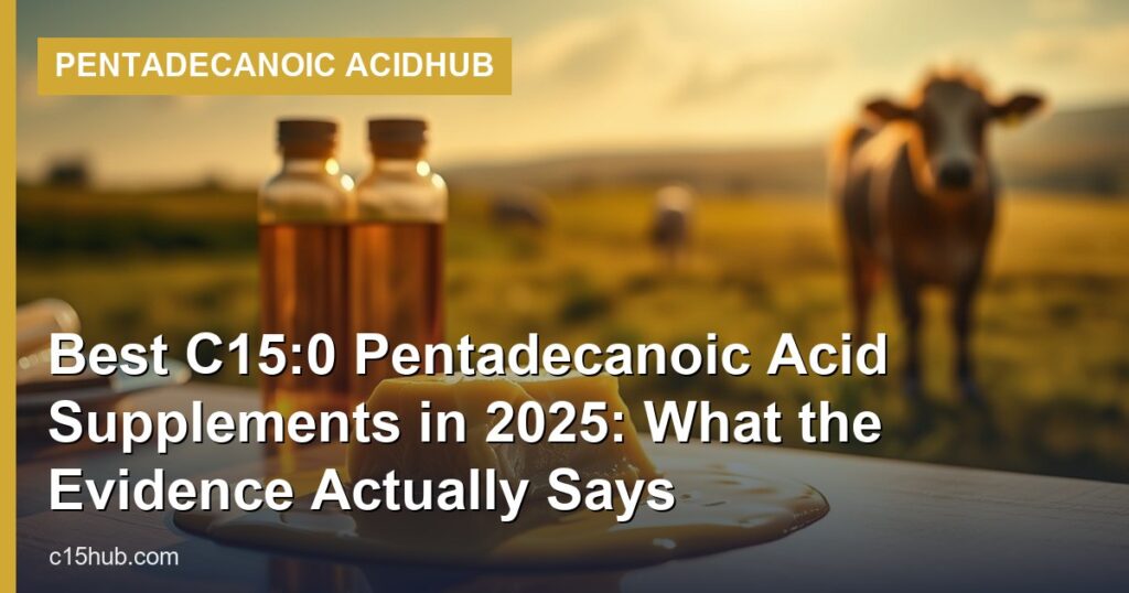 Best C15:0 Pentadecanoic Acid Supplements in 2025: What the Evidence Actually Says - Pentadecanoic AcidHub