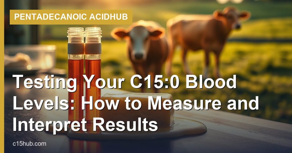 Testing Your C15:0 Blood Levels: How to Measure and Interpret Results - Pentadecanoic AcidHub