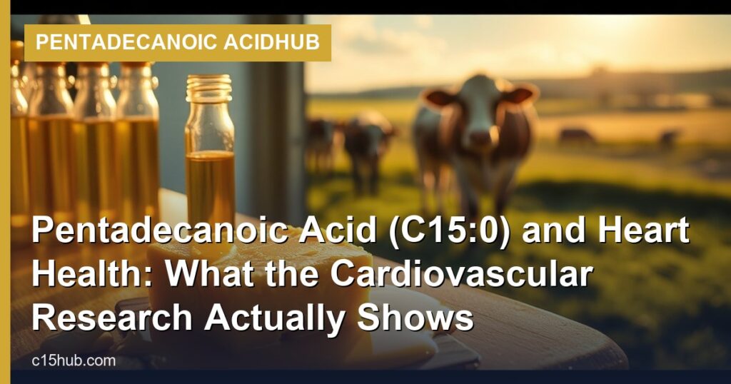 Pentadecanoic Acid (C15:0) and Heart Health: What the Cardiovascular Research Actually Shows - Pentadecanoic AcidHub
