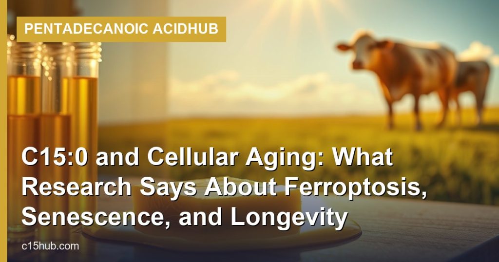 C15:0 and Cellular Aging: What Research Says About Ferroptosis, Senescence, and Longevity - Pentadecanoic AcidHub