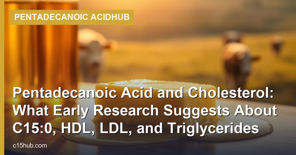 Pentadecanoic Acid and Cholesterol: What Early Research Suggests About C15:0, HDL, LDL, and Triglycerides - Pentadecanoic AcidHub