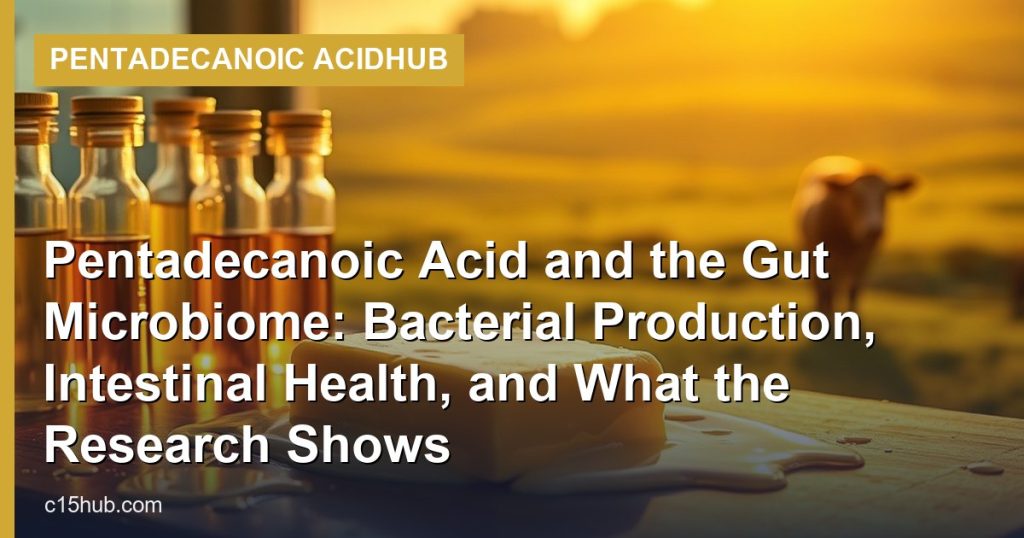 Pentadecanoic Acid and the Gut Microbiome: Bacterial Production, Intestinal Health, and What the Research Shows - Pentadecanoic AcidHub