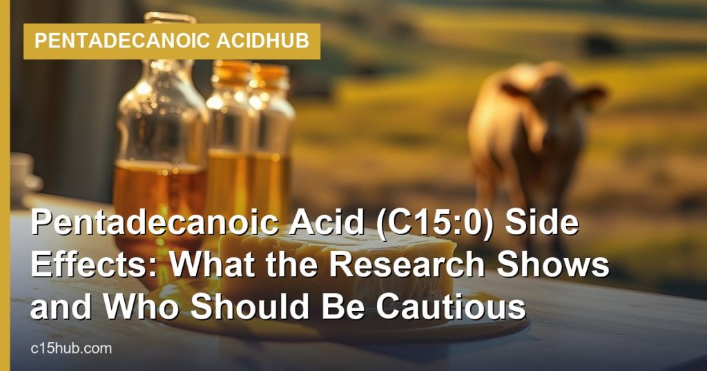 Pentadecanoic Acid (C15:0) Side Effects: What the Research Shows and Who Should Be Cautious - Pentadecanoic AcidHub