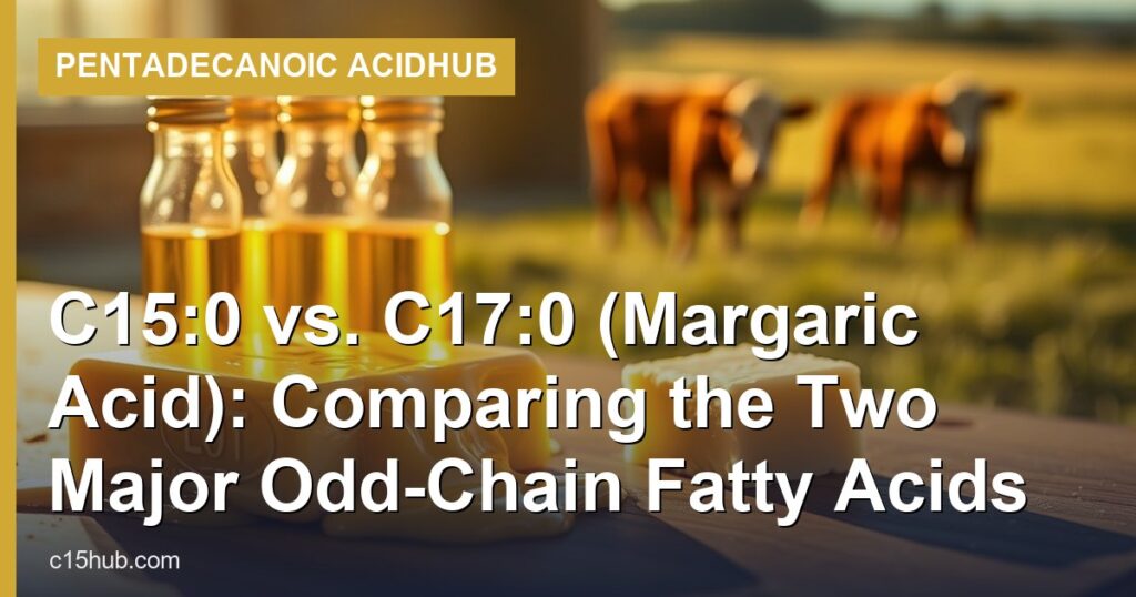 C15:0 vs. C17:0 (Margaric Acid): Comparing the Two Major Odd-Chain Fatty Acids - Pentadecanoic AcidHub