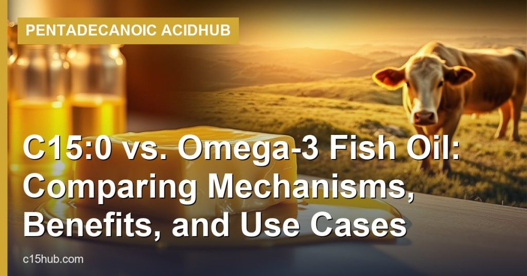 C15:0 vs. Omega-3 Fish Oil: Comparing Mechanisms, Benefits, and Use Cases - Pentadecanoic AcidHub