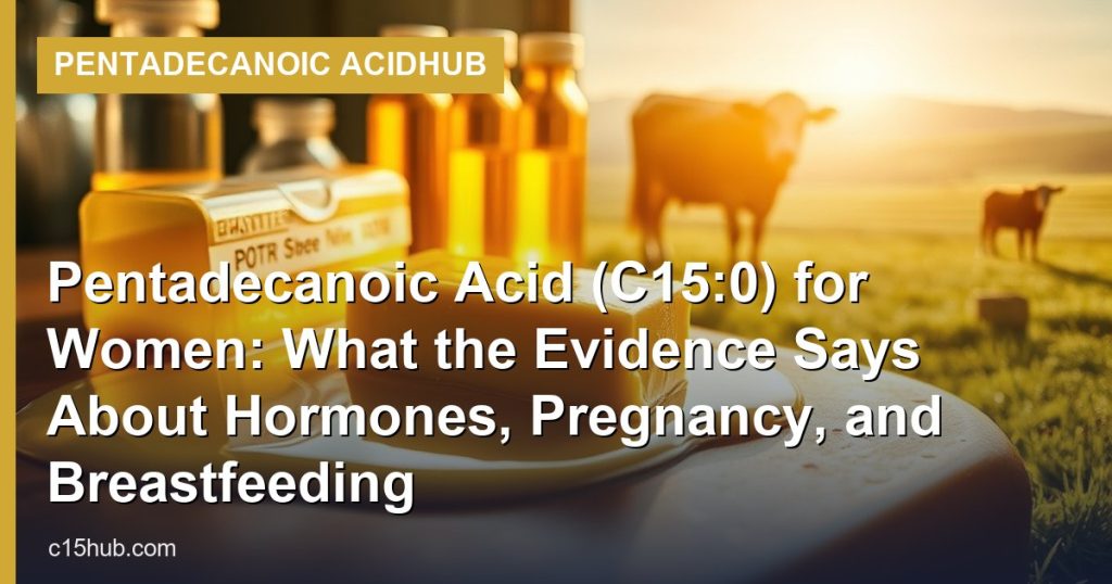 Pentadecanoic Acid (C15:0) for Women: What the Evidence Says About Hormones, Pregnancy, and Breastfeeding - Pentadecanoic AcidHub