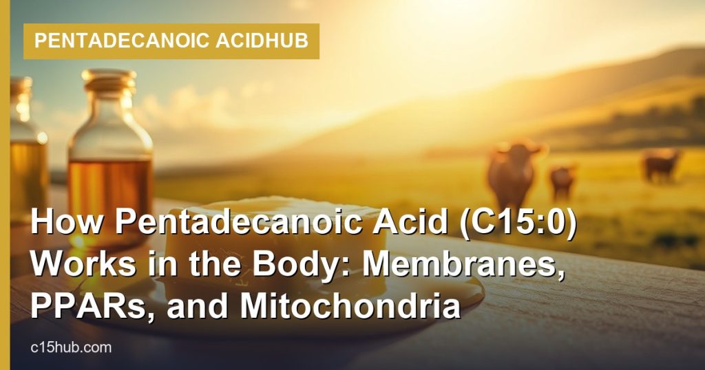How Pentadecanoic Acid (C15:0) Works in the Body: Membranes, PPARs, and Mitochondria - Pentadecanoic AcidHub