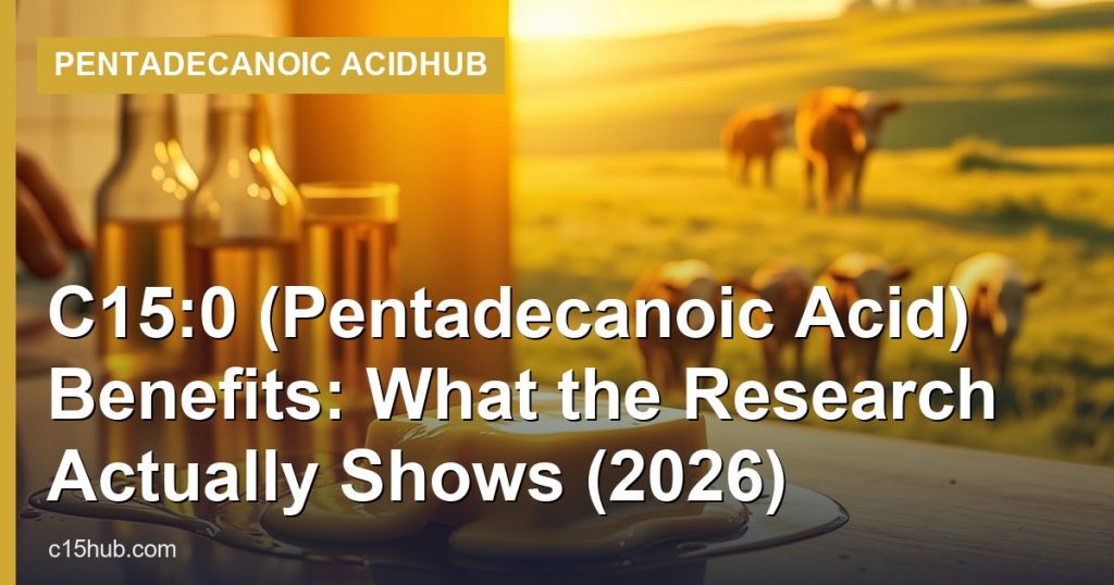 C15:0 (Pentadecanoic Acid) Benefits: What the Research Actually Shows (2026) - Pentadecanoic AcidHub