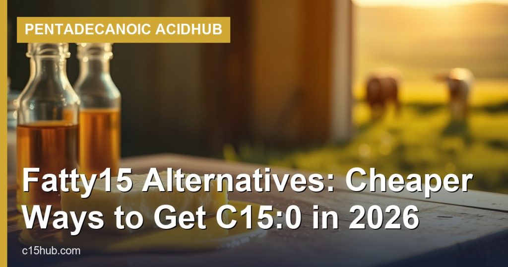 Fatty15 Alternatives: Cheaper Ways to Get C15:0 in 2026 - Pentadecanoic AcidHub