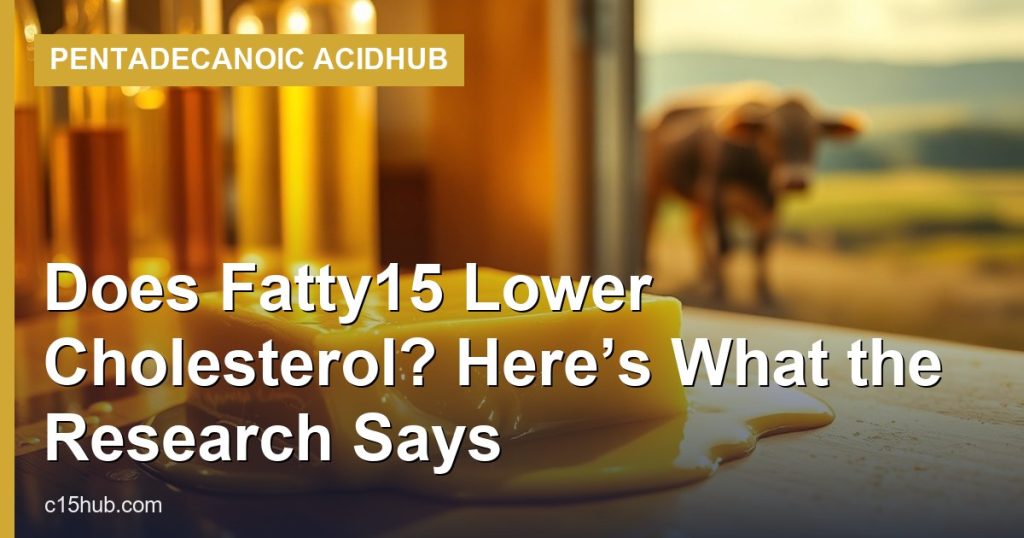 Does Fatty15 Lower Cholesterol? Here’s What the Research Says - Pentadecanoic AcidHub