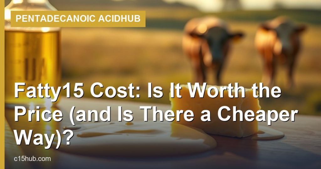 Fatty15 Cost: Is It Worth the Price (and Is There a Cheaper Way)? - Pentadecanoic AcidHub