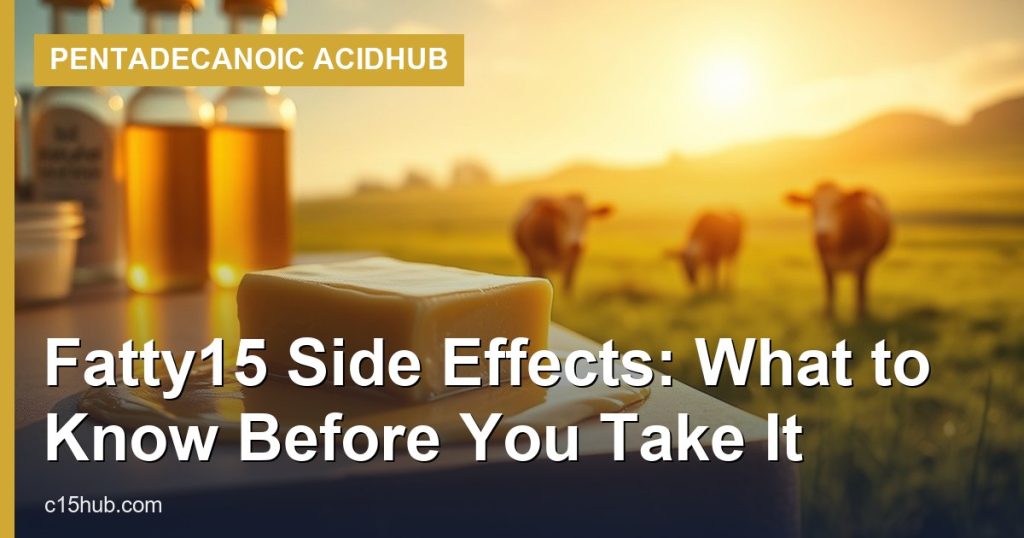 Fatty15 Side Effects: What to Know Before You Take It - Pentadecanoic AcidHub