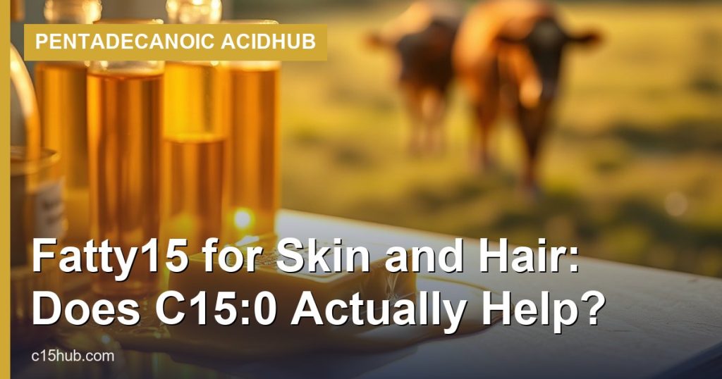 Fatty15 for Skin and Hair: Does C15:0 Actually Help? - Pentadecanoic AcidHub