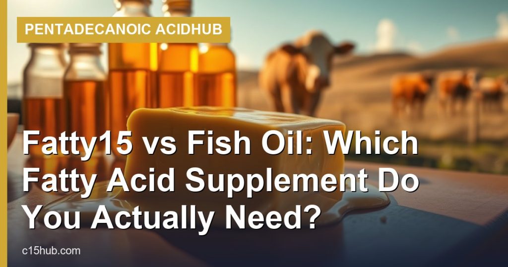 Fatty15 vs Fish Oil: Which Fatty Acid Supplement Do You Actually Need? - Pentadecanoic AcidHub