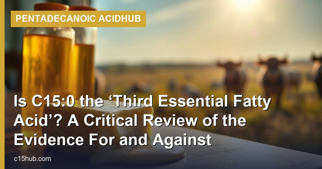 Is C15:0 the ‘Third Essential Fatty Acid’? A Critical Review of the Evidence For and Against - Pentadecanoic AcidHub