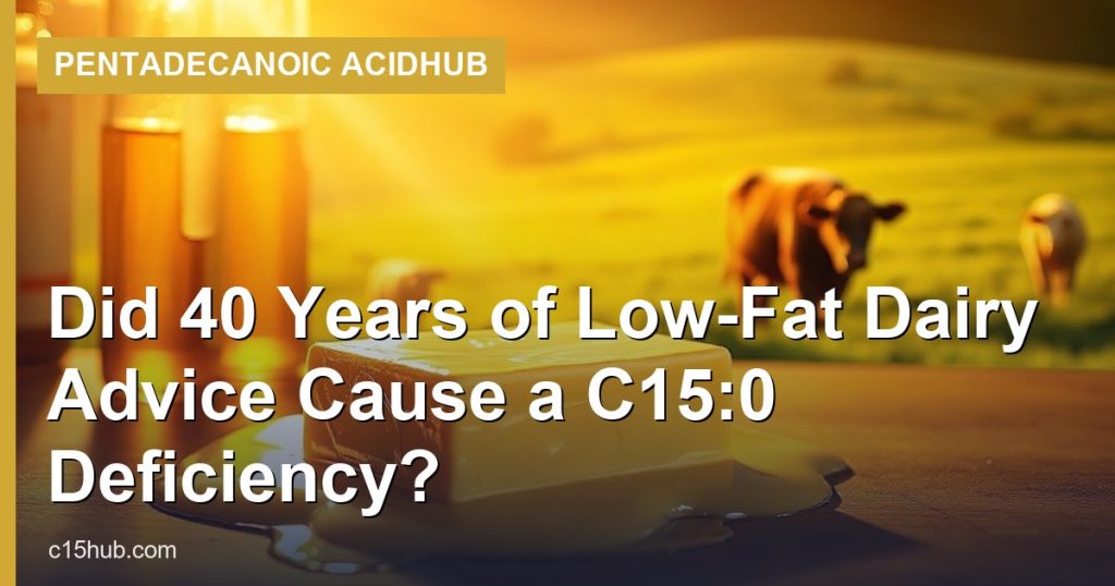 Did 40 Years of Low-Fat Dairy Advice Cause a C15:0 Deficiency? - Pentadecanoic AcidHub
