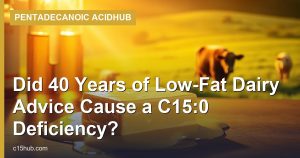 Did 40 Years of Low-Fat Dairy Advice Cause a C15:0 Deficiency?