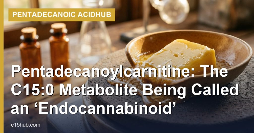 Pentadecanoylcarnitine: The C15:0 Metabolite Being Called an ‘Endocannabinoid’ - Pentadecanoic AcidHub