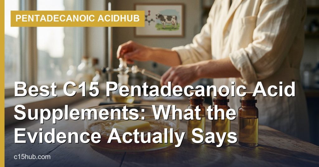 Best C15 Pentadecanoic Acid Supplements: What the Evidence Actually Says - Pentadecanoic AcidHub